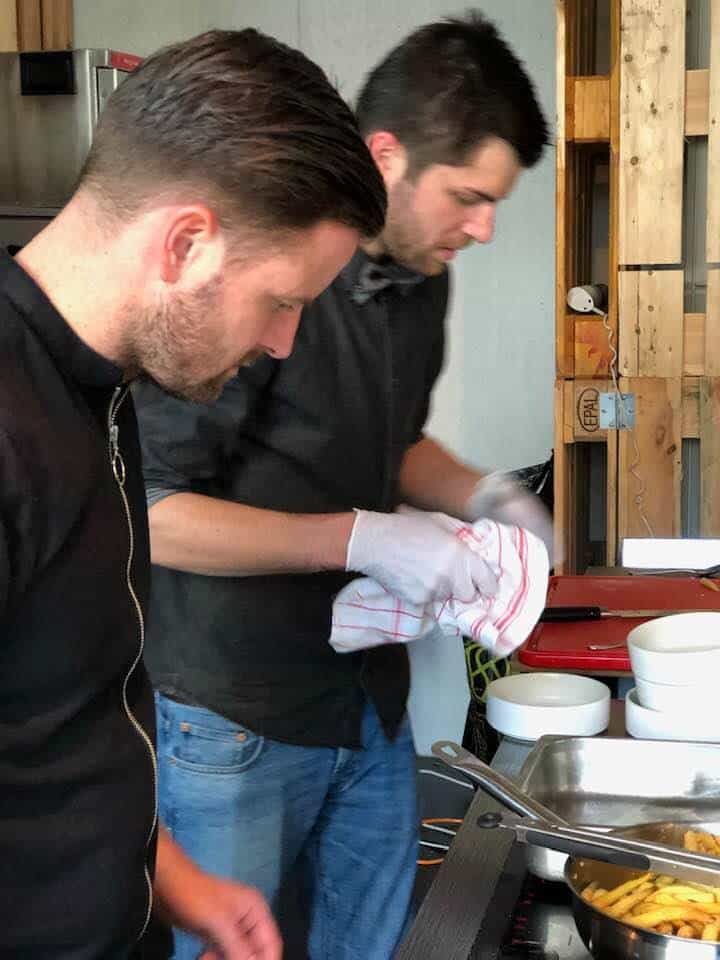 Pascal Schmutz Cooks at Brigitte for FOOD Zurich with Neff
