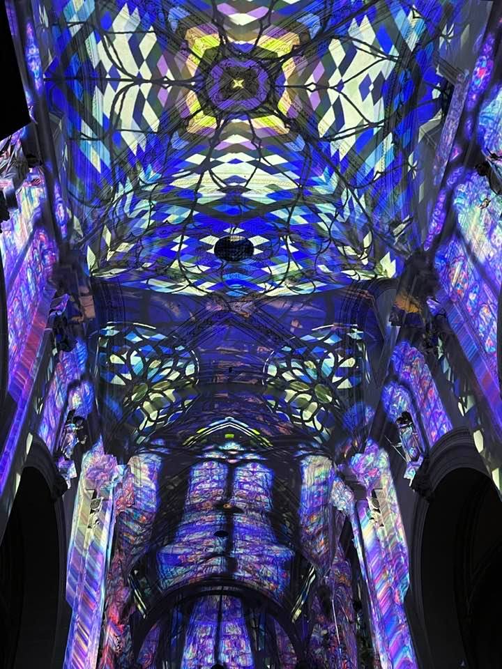 Lilu Light Festival Hofkirche Lucerne