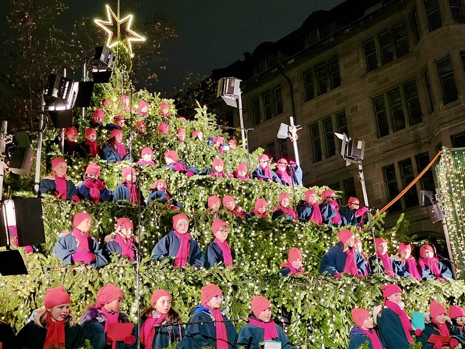 Zurich's Singing Christmas Tree 2022