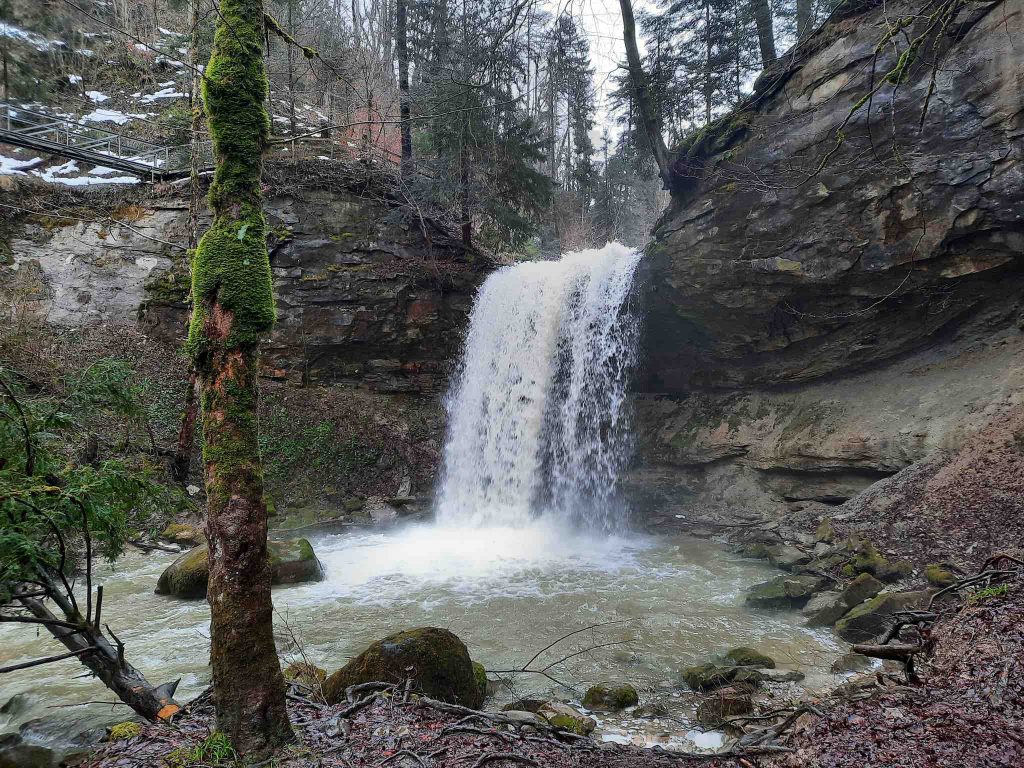 Waterfall- A Visit the Käpfnach Bergwerk Coal Mine in Horgen