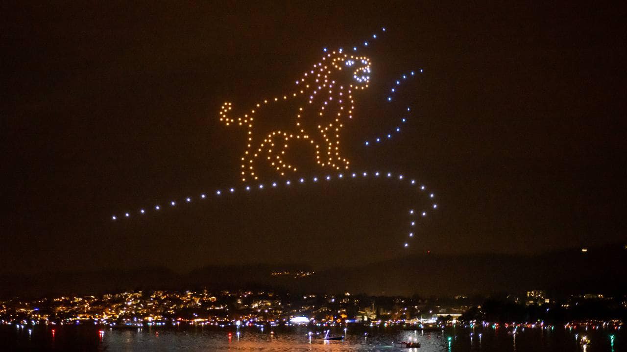 Drone Photos at Züri Fäscht 2023 by Geoff Pegler