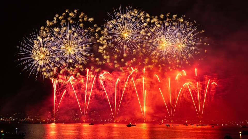 Züri Fäscht 2023 Fireworks Photos by Geoff Pegler