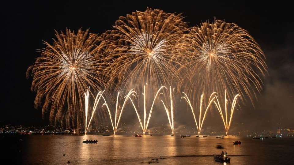Züri Fäscht 2023 Fireworks Photos by Geoff Pegler