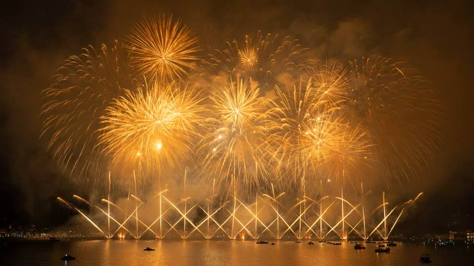 Züri Fäscht 2023 Fireworks Photos by Geoff Pegler