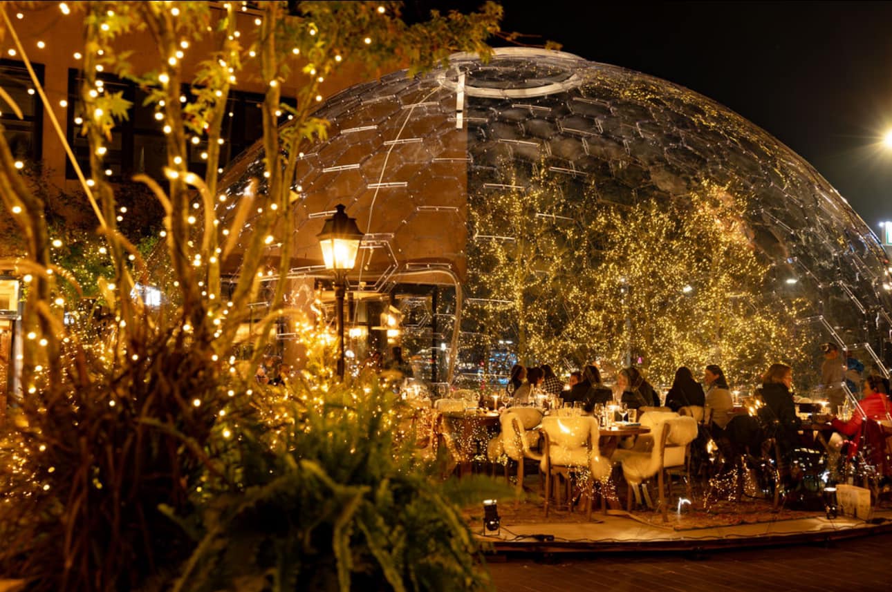 LULU Christmas Igloo & Fondue Tent Zurich