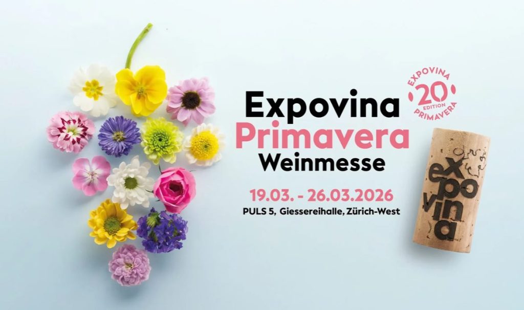 expovina Spring Wine Fair Puls 5 Zurich: 19th - 26th March 2026