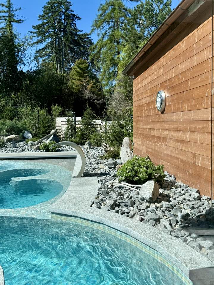 The Evian Spa and Pools at Hotel Royal Evian Resort