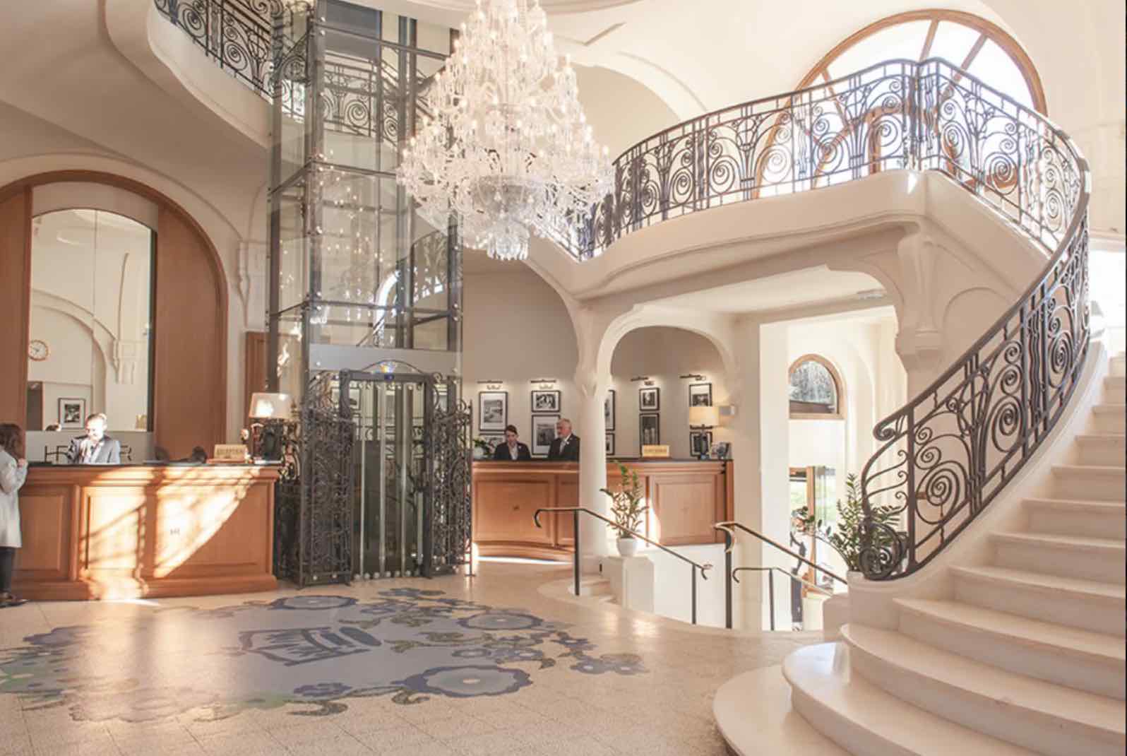 Lobby at Hôtel Royal, Evian Resort Photo copyright Evian Resort 
