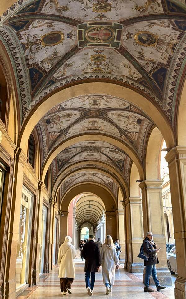 Bologna’s famous porticoes