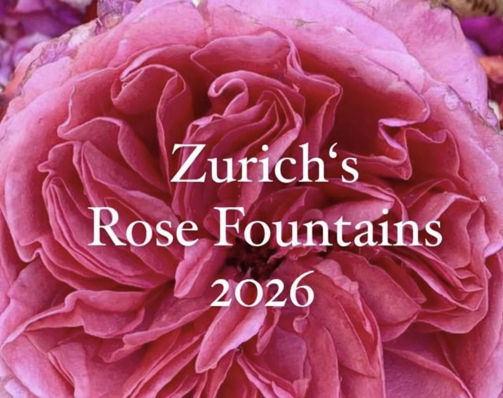 The Stunning Rose Fountains of Zurich Easter