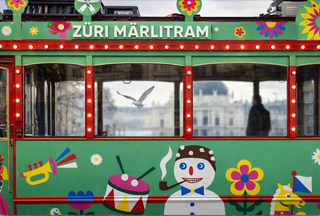 Märlitram Zurich 2026: The Böögg Drives a Magical Spring Tram for Kids