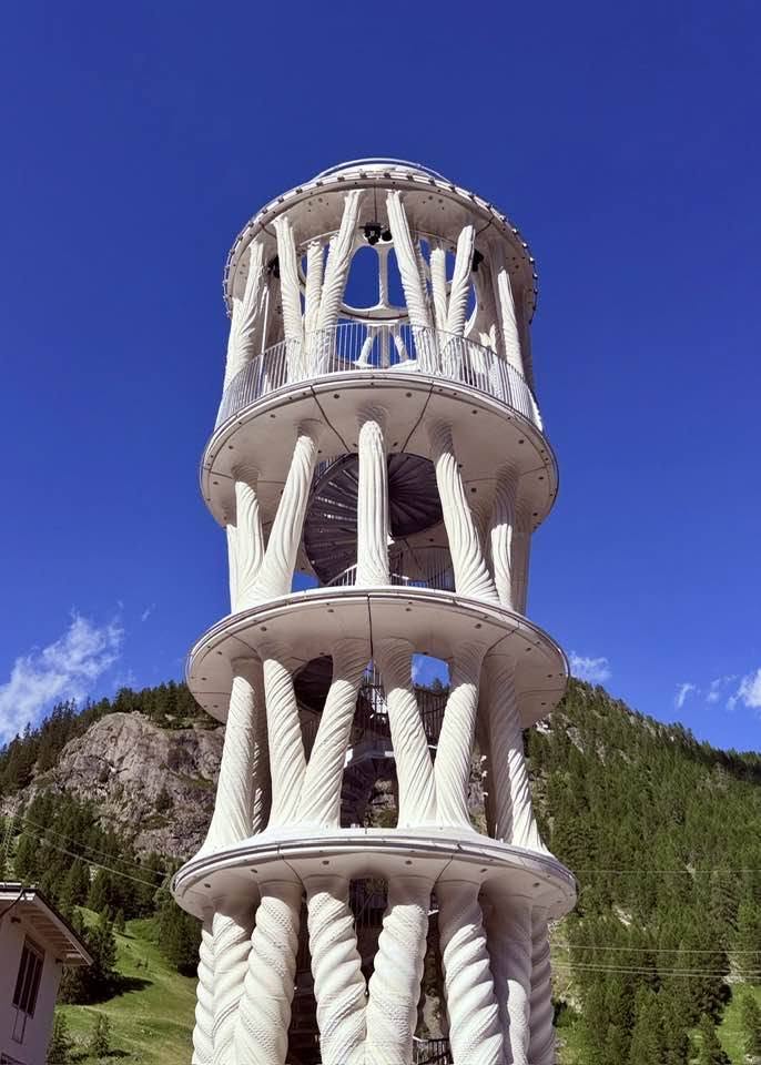 Tor Alva (The White Tower) Words largest 3d printed tower