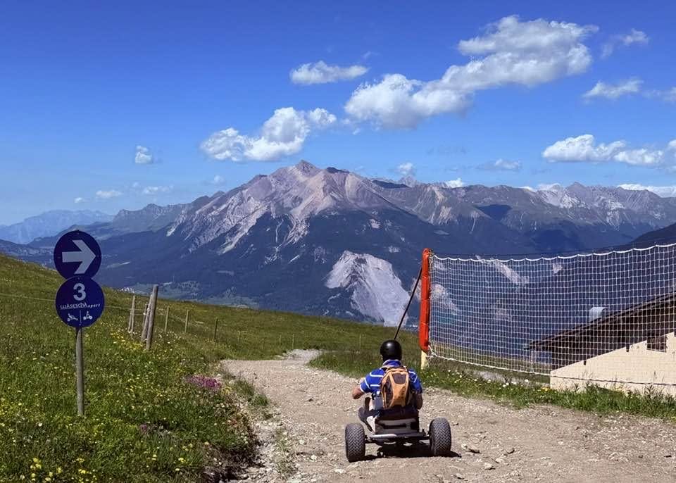 Savognin Mountaincart Val surses Graubunden