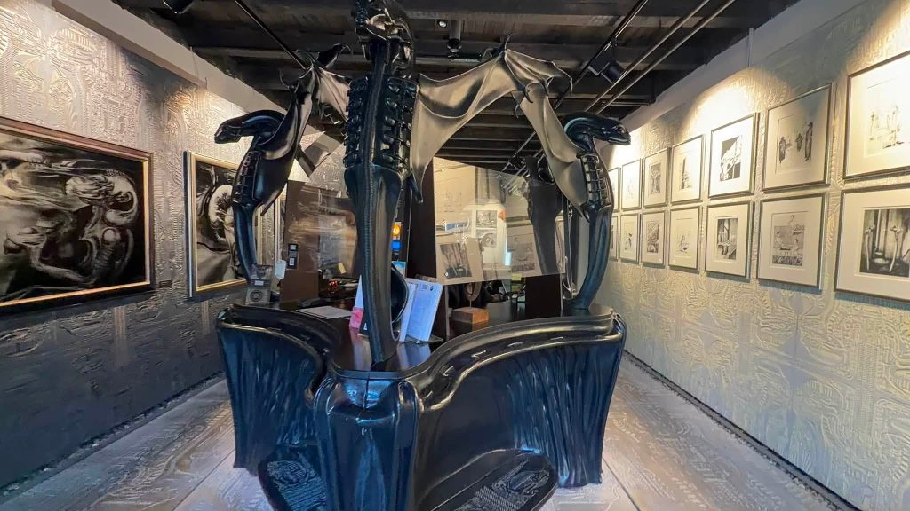HR Giger Museum & Bar in Gruyères, Switzerland